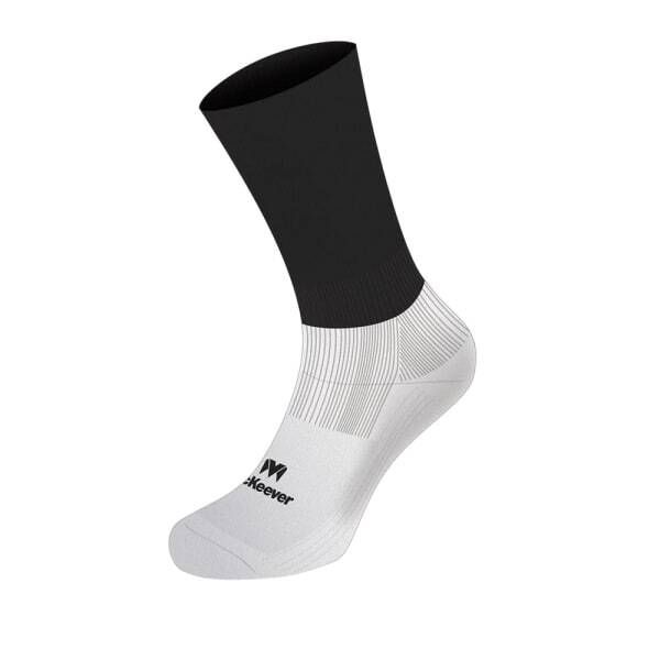 McKeever Kids Pro Mid Calf Socks (3-6) Black/White / 1EA