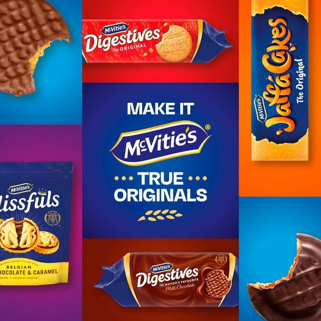 McVitie's Blissfuls Belgian Milk Chocolate & Caramel Biscuits 172g