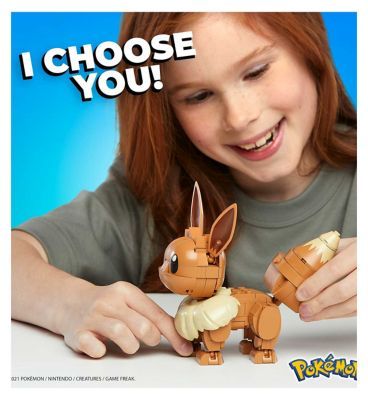 Mega Contrux Pokemon Build and Show Eevee