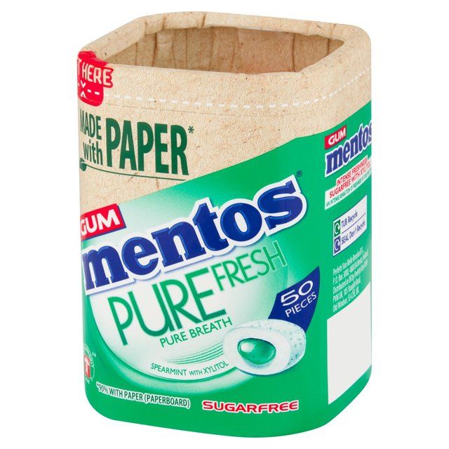 Mentos Gum Pure Fresh Spearmint Chewing Gum 100g