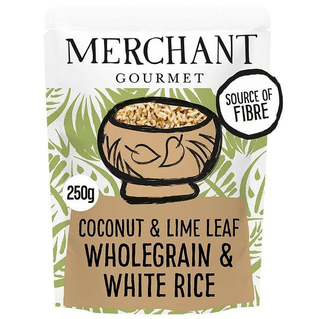Merchant Gourmet Coconut & Lime Wholegrain & White Microwave Rice    250g