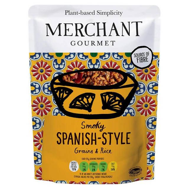 Merchant Gourmet Smoky Spanish Rice & Grains 250g