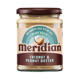 Meridian Natural Crunchy Peanut Butter No Salt 1kg Coconut & Peanut