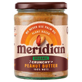 Meridian Organic Crunchy Peanut Butter 100% Nuts 470g