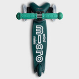 Micro Scooter 3in1 Deluxe Plus eco green with push handle (British brand)