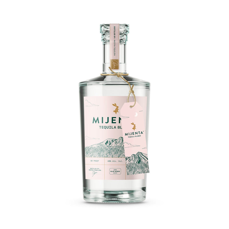 Mijenta Blanco Tequila 70cl artisanal bottle, UK version