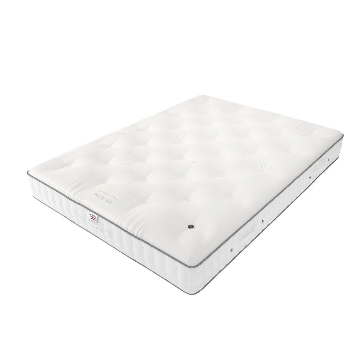 Millbrook Beds Natural 3000 Pocket Mattress in 4 Sizes