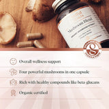 Mindful Extracts Organic Mushroom Blend 60 Vegan Capsules