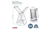 Minky Sure Grip X-Tra Wing 24m Indoor Airer