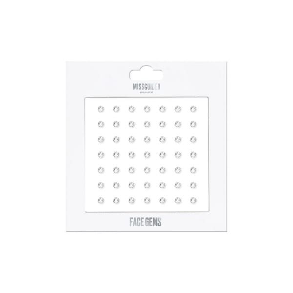 Missguided Beauty Silver Face Gems