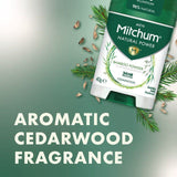 Mitchum Male Natural Stick Cedarwood   40g