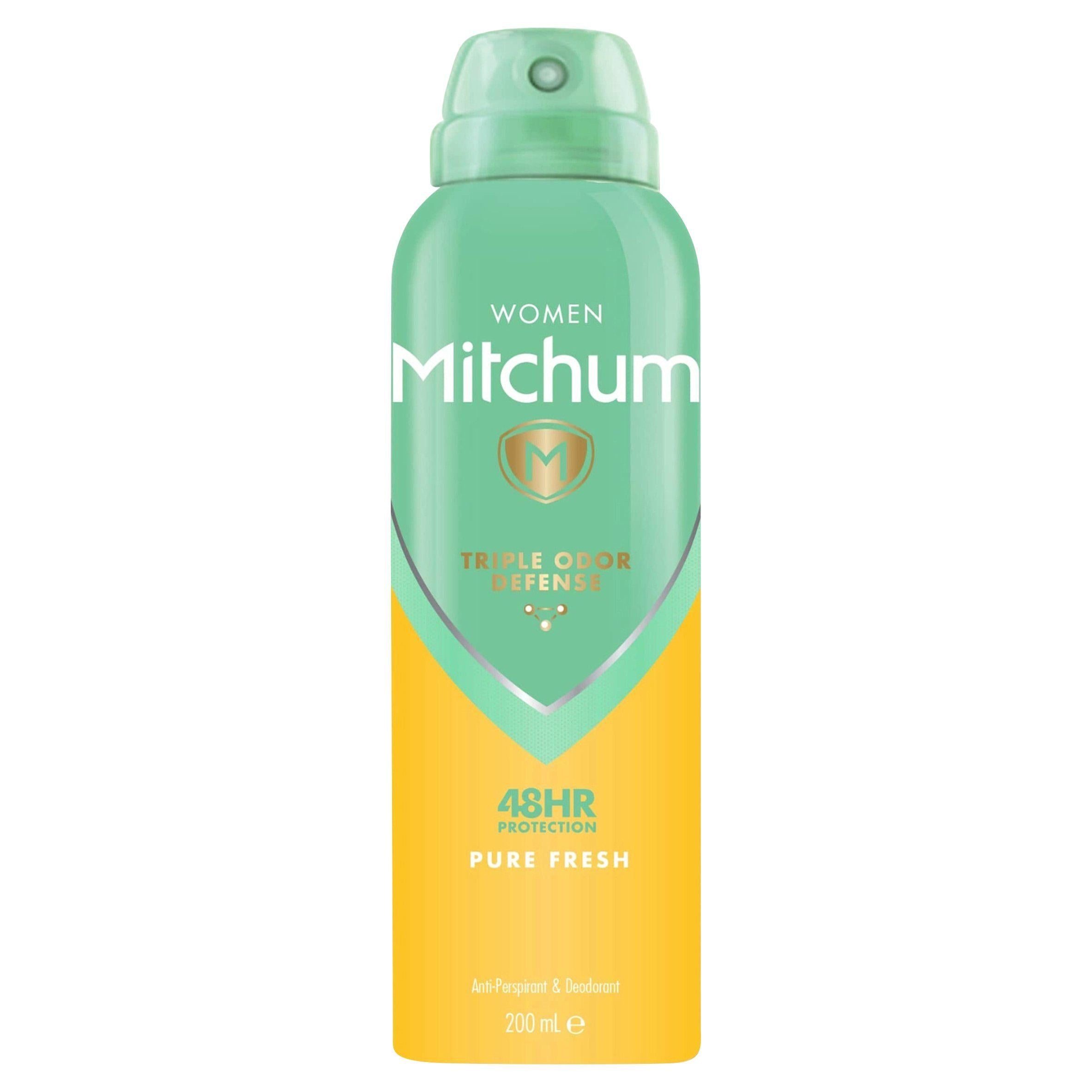 Mitchum Women Triple Odor Defense Protection Pure Fresh Anti-perspirant & Deodorant 200ml