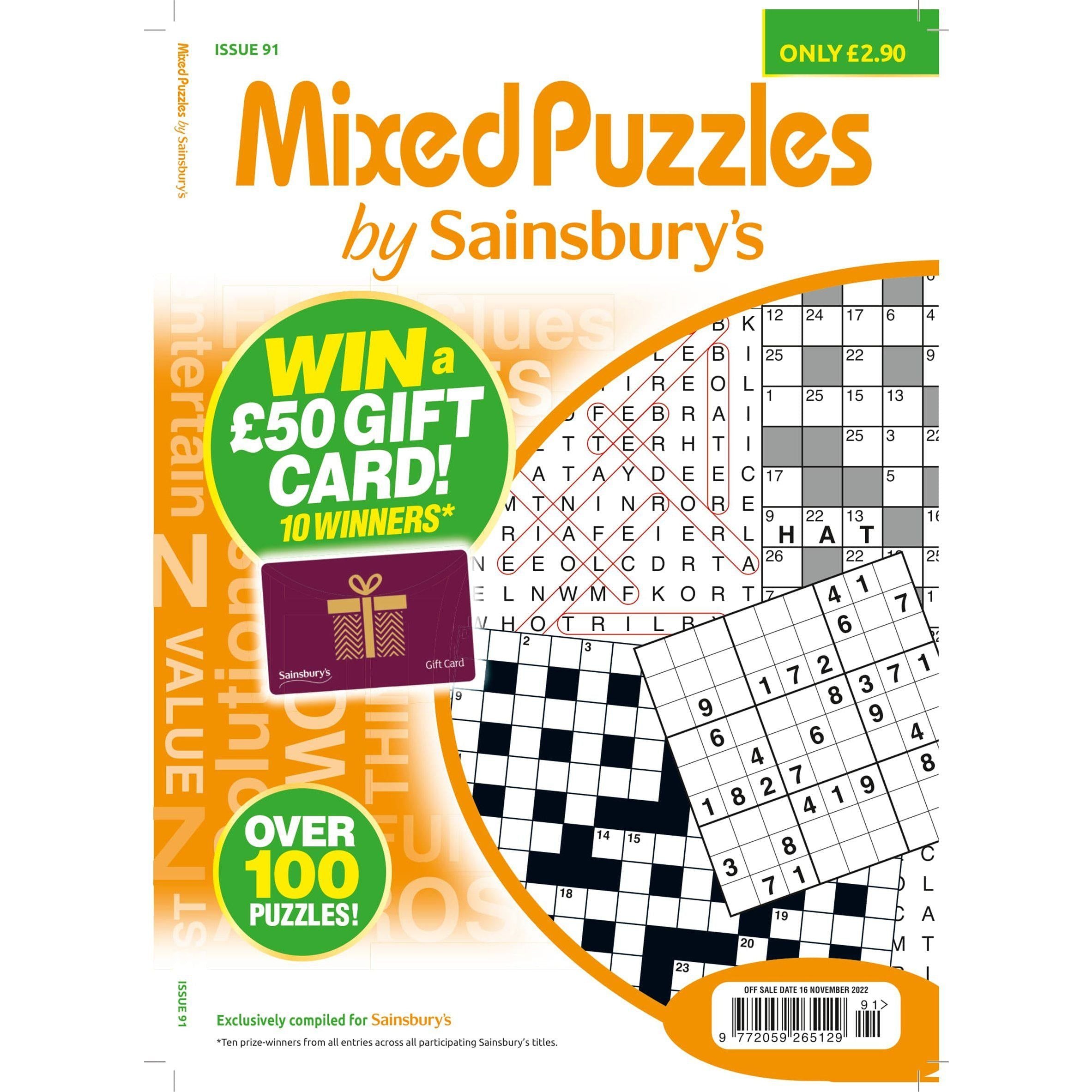 Mixed Puzzles By Sainsbury's
