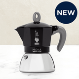 McGrocer Direct Bialetti Induction Moka Pot Black Coffee Maker 4-Cup- Buy online at McGrocer