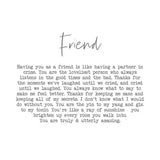 Moments Stoneware Mug - Friend