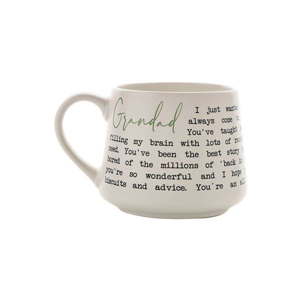 Moments Stoneware Mug - Grandad