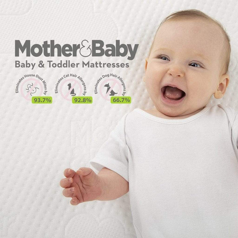 Mother & Baby cot mattress White Gold 140 x 70cm (British brand)