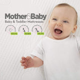 Mother & Baby cot mattress White Gold 140 x 70cm (British brand)
