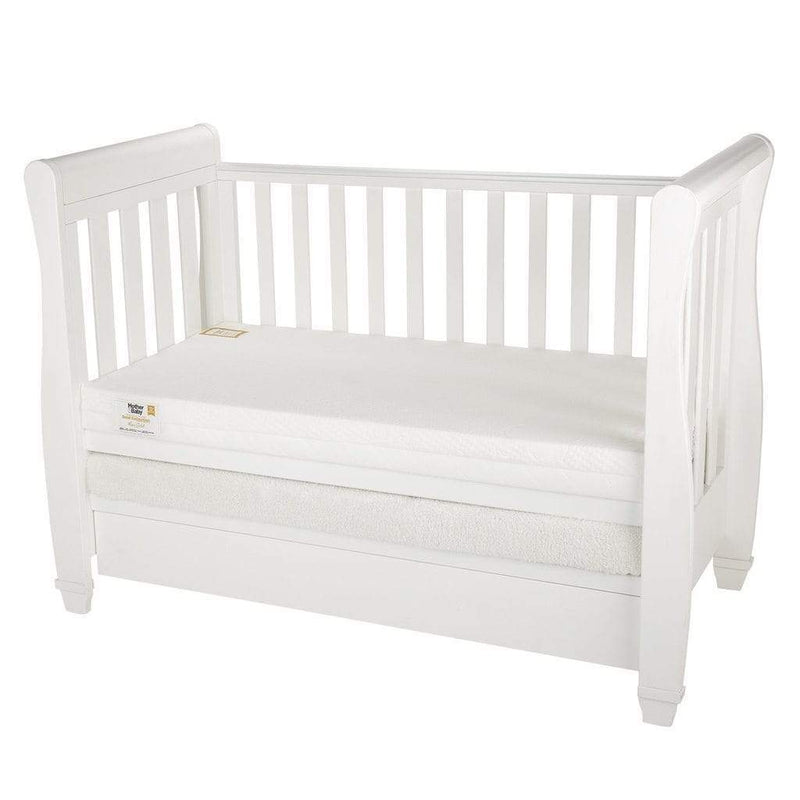 Mother & Baby cot mattress White Gold 140 x 70cm (British brand)