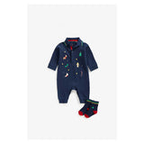 Mothercare Festive All-in-One and Socks Set