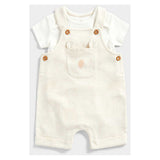 Mothercare My First Bibshorts and Bodysuit Set