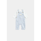 Mothercare My First Blue Dungarees and Bodysuit Set
