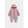 Mothercare Pink Floral Snowsuit