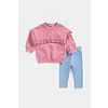 Mothercare Pink Sweat Top and Leggings Set