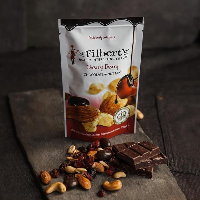 Mr Filbert's Cherry Berry Chocolate & Nut Mix   75g