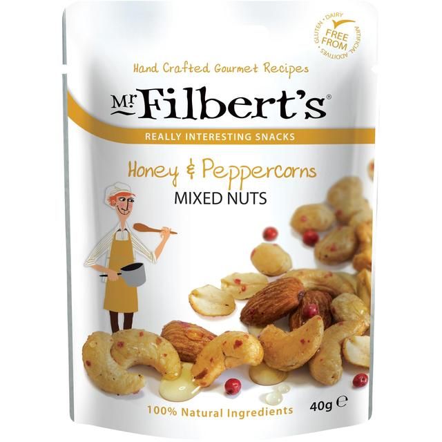 Mr Filberts Honey & Peppercorn Mixed Nuts   40g