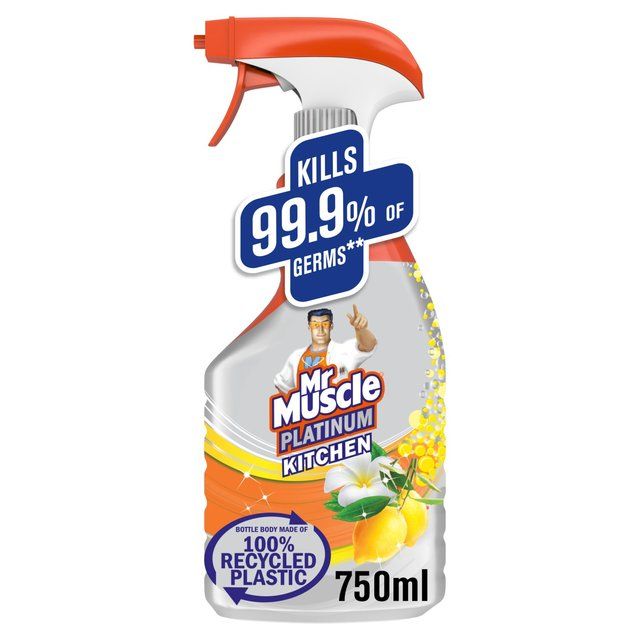 Mr Muscle Platinum Antibacterial Kitchen Spray Citrus   750ml