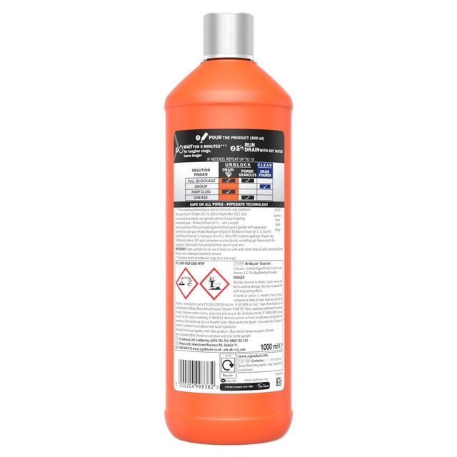 Mr Muscle Power Gel Drain Unblocker   1L