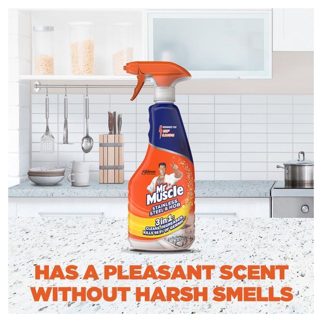 Mr Muscle Stainless Steel & Hob Cleaner 530ml