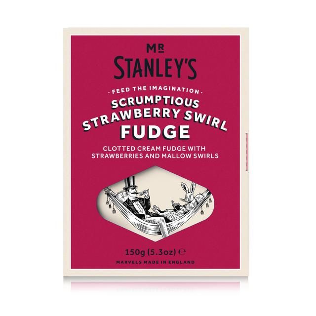 Mr Stanley's Strawberries & Cream Fudge 150g