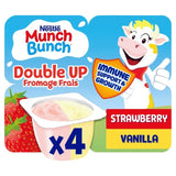 Munch Bunch Double Up Fromage Frais Strawberry & Vanilla 4 x 85g