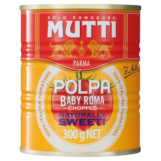 Mutti Baby Plum Polpa Finely Chopped Tomatoes 300g