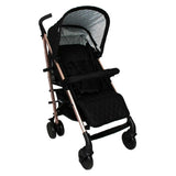 My Babiie Billie Faiers MB51 Quilted Stroller - Rose Gold Black