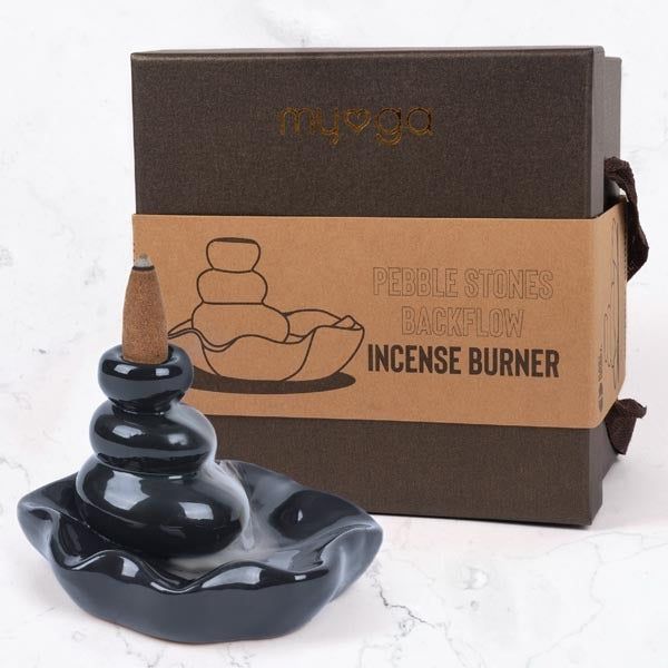 Myga Backflow Incense Burner - Stones