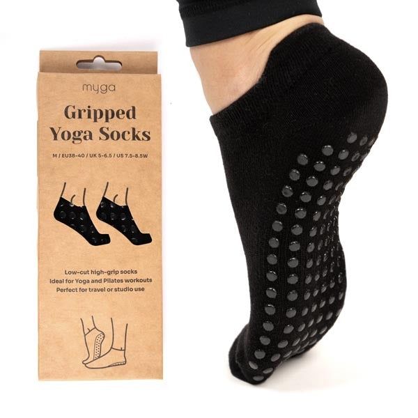 Myga Grip Yoga Socks - Large