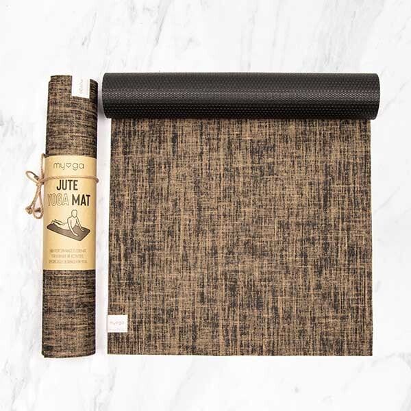 Myga Jute Mat - Black Black