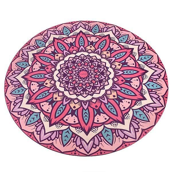 Myga Round Mandala Yoga Mat - 139cm Diameter