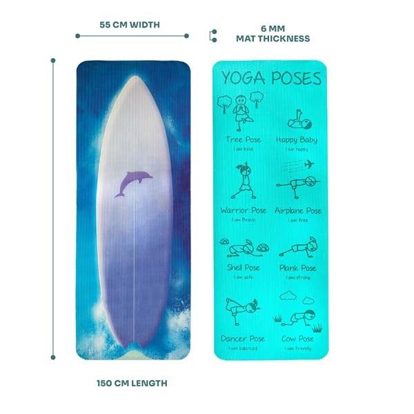 Myga Wave Rider Kids Yoga Mat