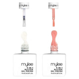 Mylee 5 in 1 Builder Gel Duo (Clear/Peach)
