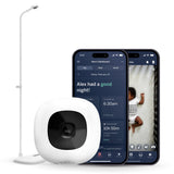 ukbabycentre Nanit Pro Baby Monitor & Floor Stand - White- Buy online at McGrocer