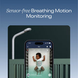 Nanit Pro baby monitor with floor stand, imported from the UK