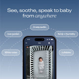 Nanit Pro baby monitor with floor stand, imported from the UK