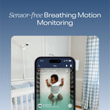 Nanit Pro baby monitor with wall mount in white - British product
