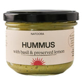 Natoora Hummus with Basil & Preserved Lemon 185g