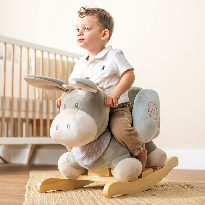 Nattou Cappuccino donkey rocker toddler toy (British brand)