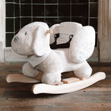 Nattou dog rocker Charlie the Dog vanilla sand - British product